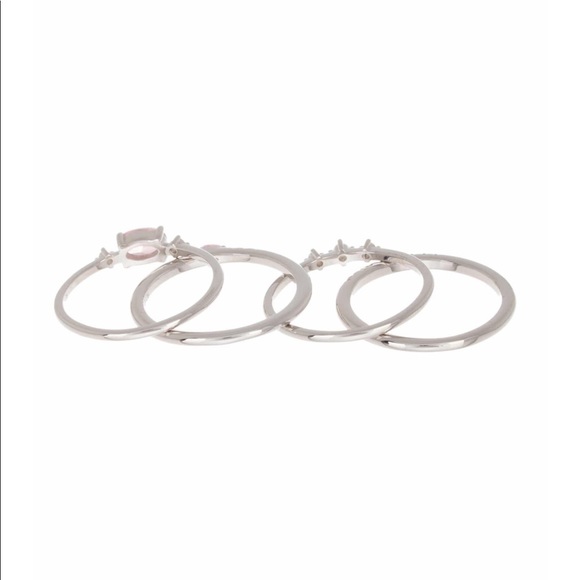 NWT-Sterling Silver Multicolor CZ Ring - Picture 2 of 3